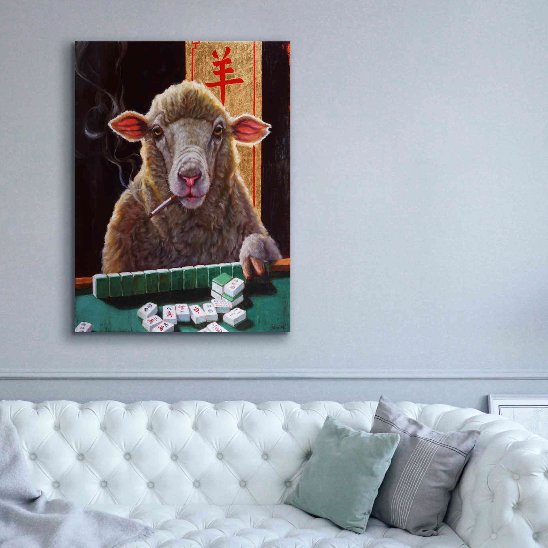 'Principle for Life' by Lucia Heffernan, Canvas Wall Art,40x54