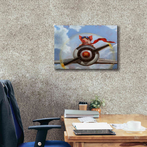 'When Pigs Fly' by Lucia Heffernan, Canvas Wall Art,24x20