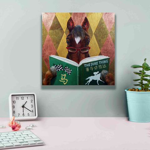 Image of 'Wise Bet' by Lucia Heffernan, Canvas Wall Art,12x12