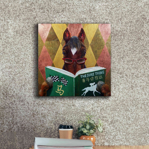Image of 'Wise Bet' by Lucia Heffernan, Canvas Wall Art,18x18