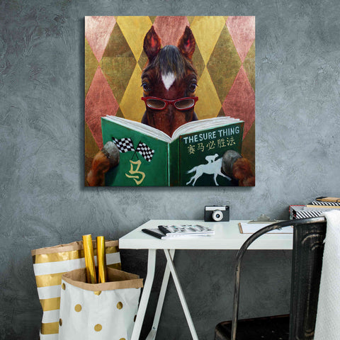 Image of 'Wise Bet' by Lucia Heffernan, Canvas Wall Art,26x26