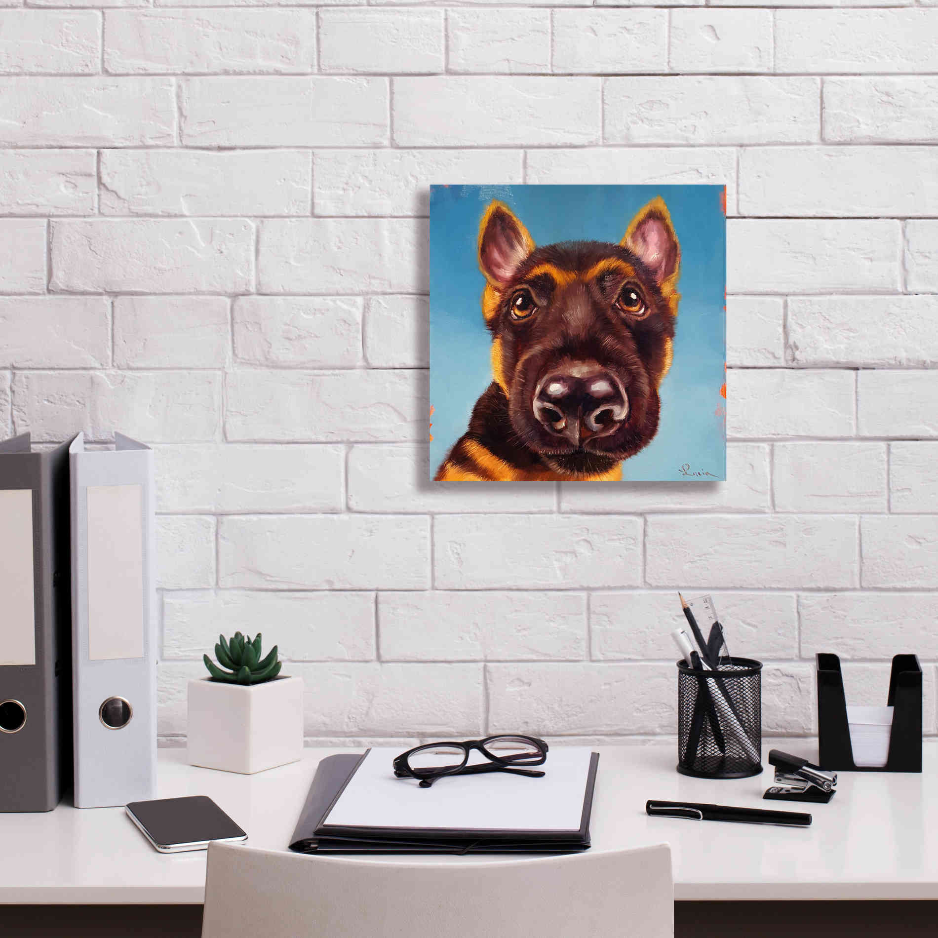 'Follow Your Nose 1' by Lucia Heffernan, Canvas Wall Art,12x12