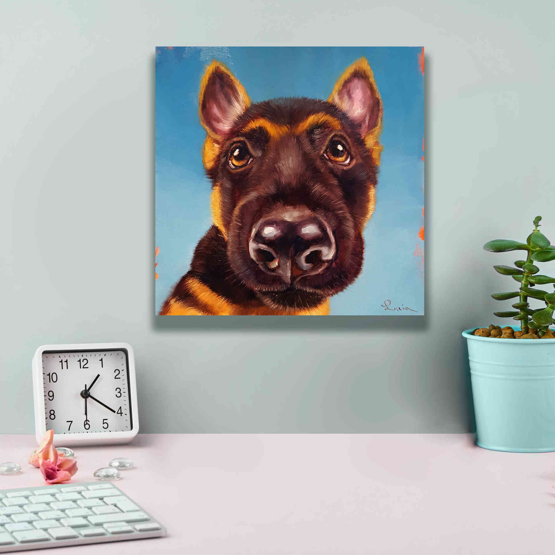 'Follow Your Nose 1' by Lucia Heffernan, Canvas Wall Art,12x12