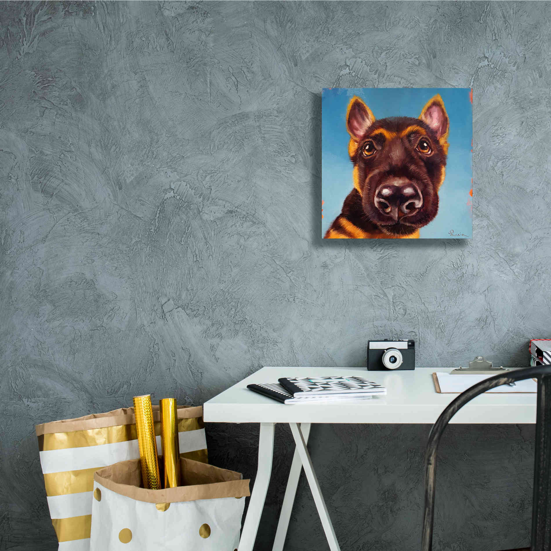 'Follow Your Nose 1' by Lucia Heffernan, Canvas Wall Art,12x12