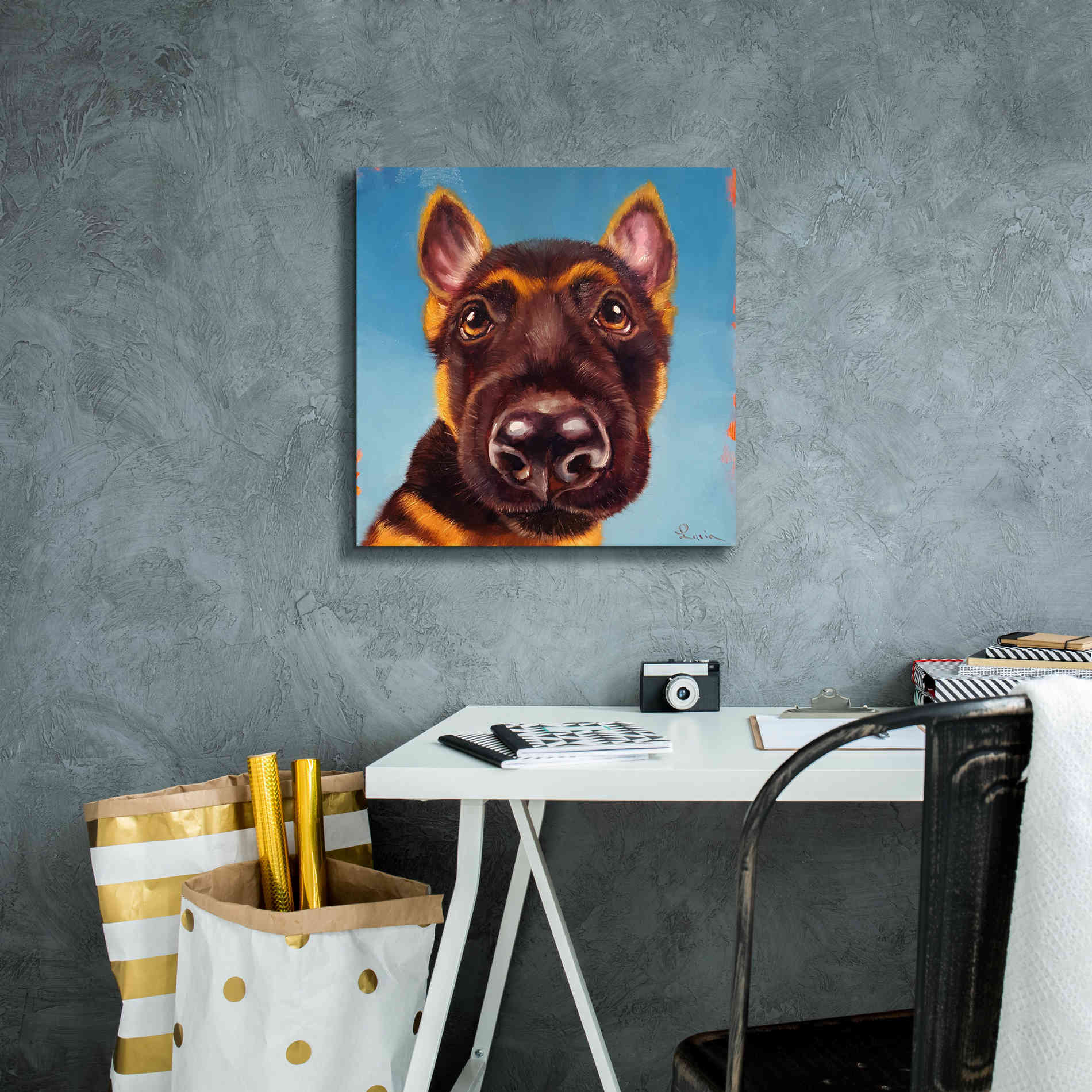 'Follow Your Nose 1' by Lucia Heffernan, Canvas Wall Art,18x18