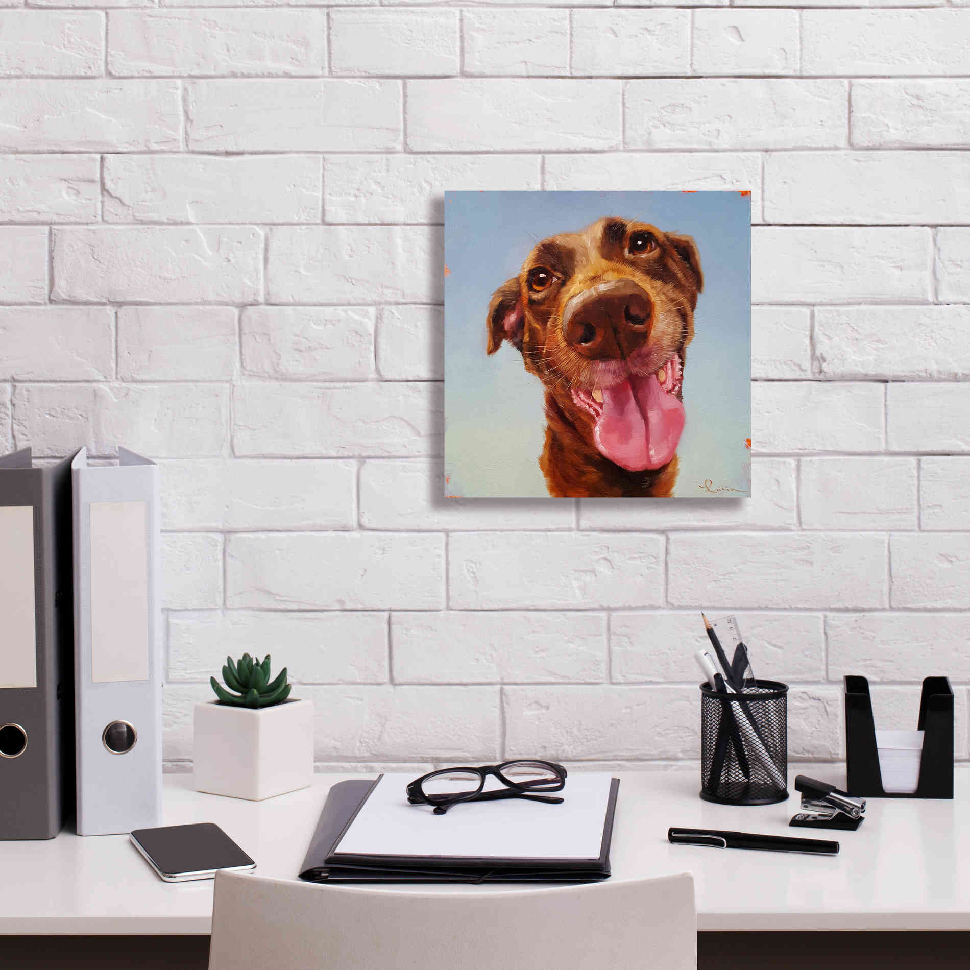'Follow Your Nose 5' by Lucia Heffernan, Canvas Wall Art,12x12