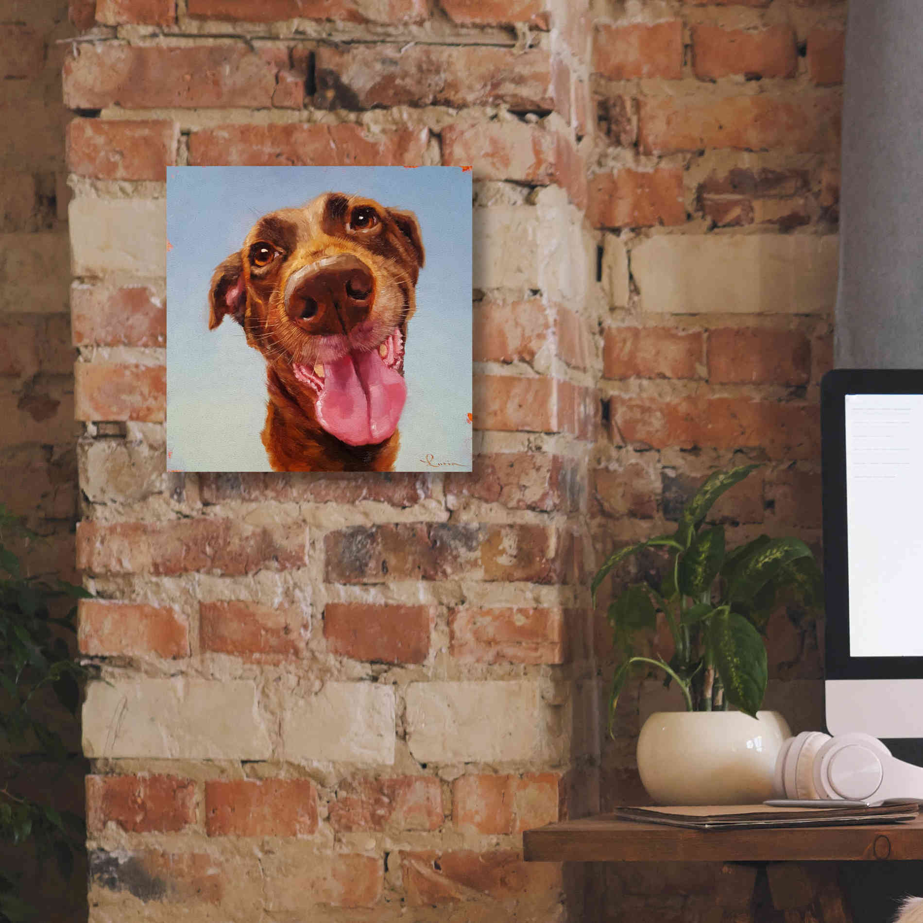 'Follow Your Nose 5' by Lucia Heffernan, Canvas Wall Art,12x12