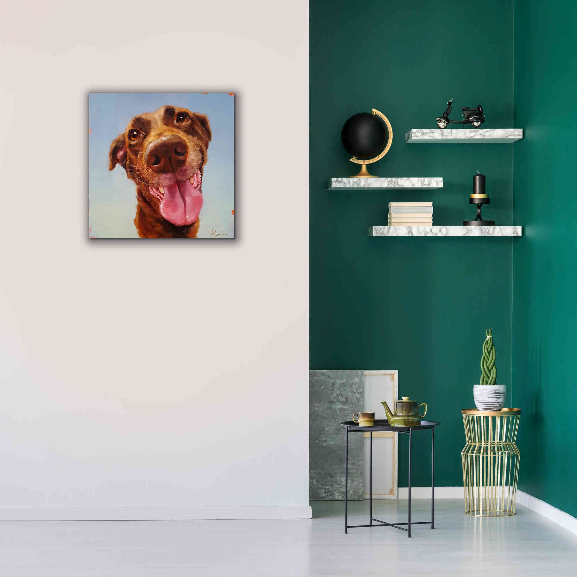 'Follow Your Nose 5' by Lucia Heffernan, Canvas Wall Art,26x26
