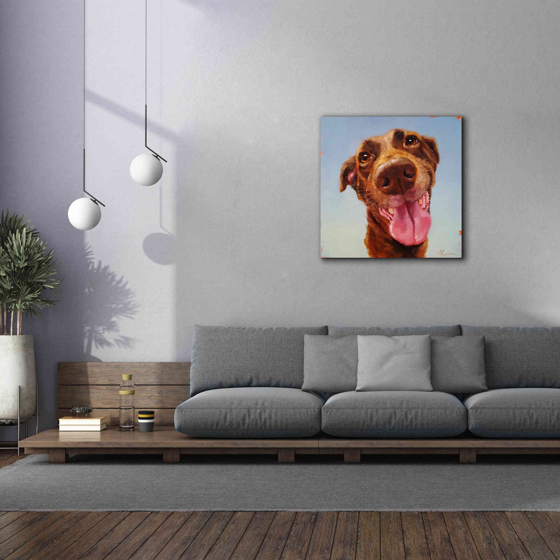'Follow Your Nose 5' by Lucia Heffernan, Canvas Wall Art,37x37