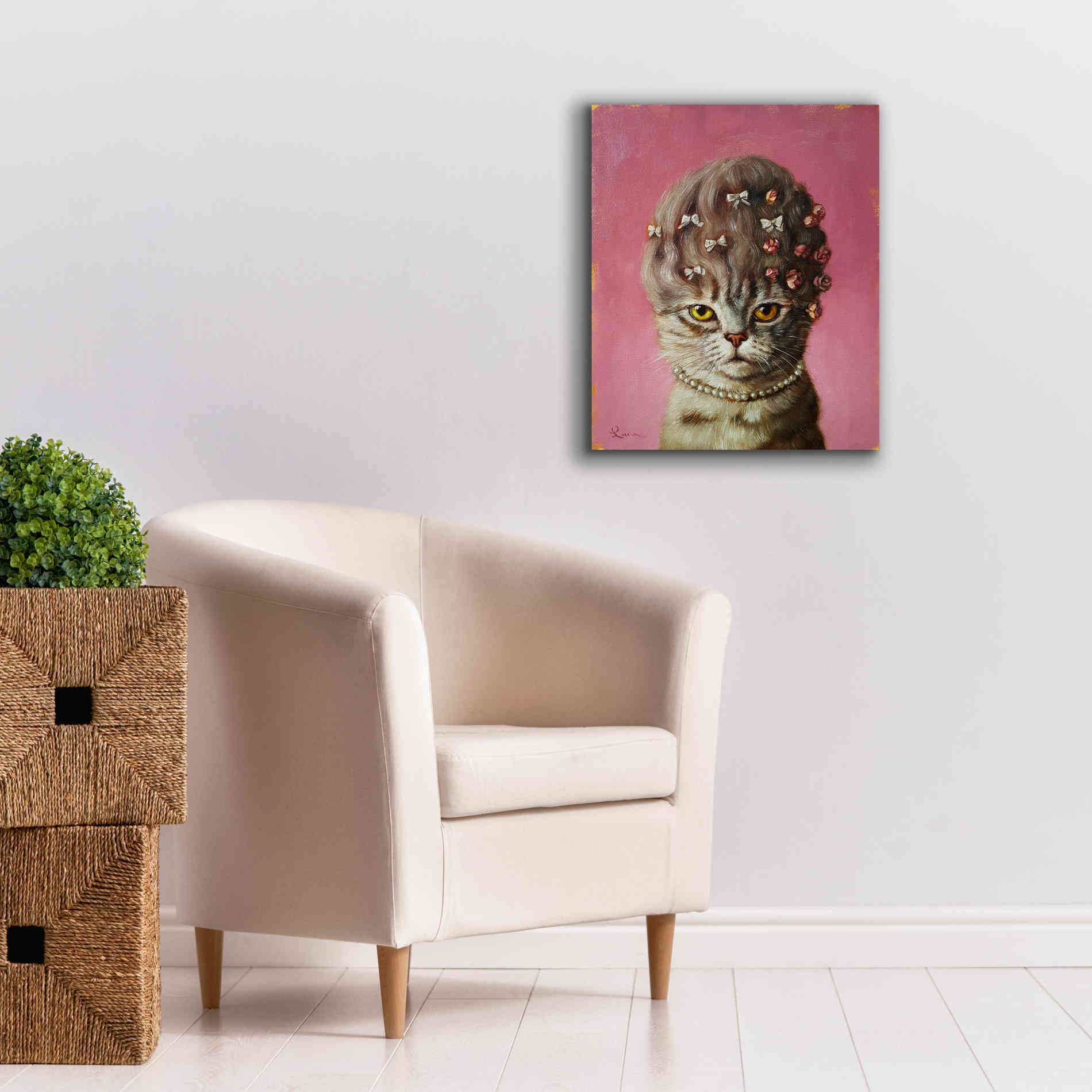 'Marie Catoinette' by Lucia Heffernan, Canvas Wall Art,20x24