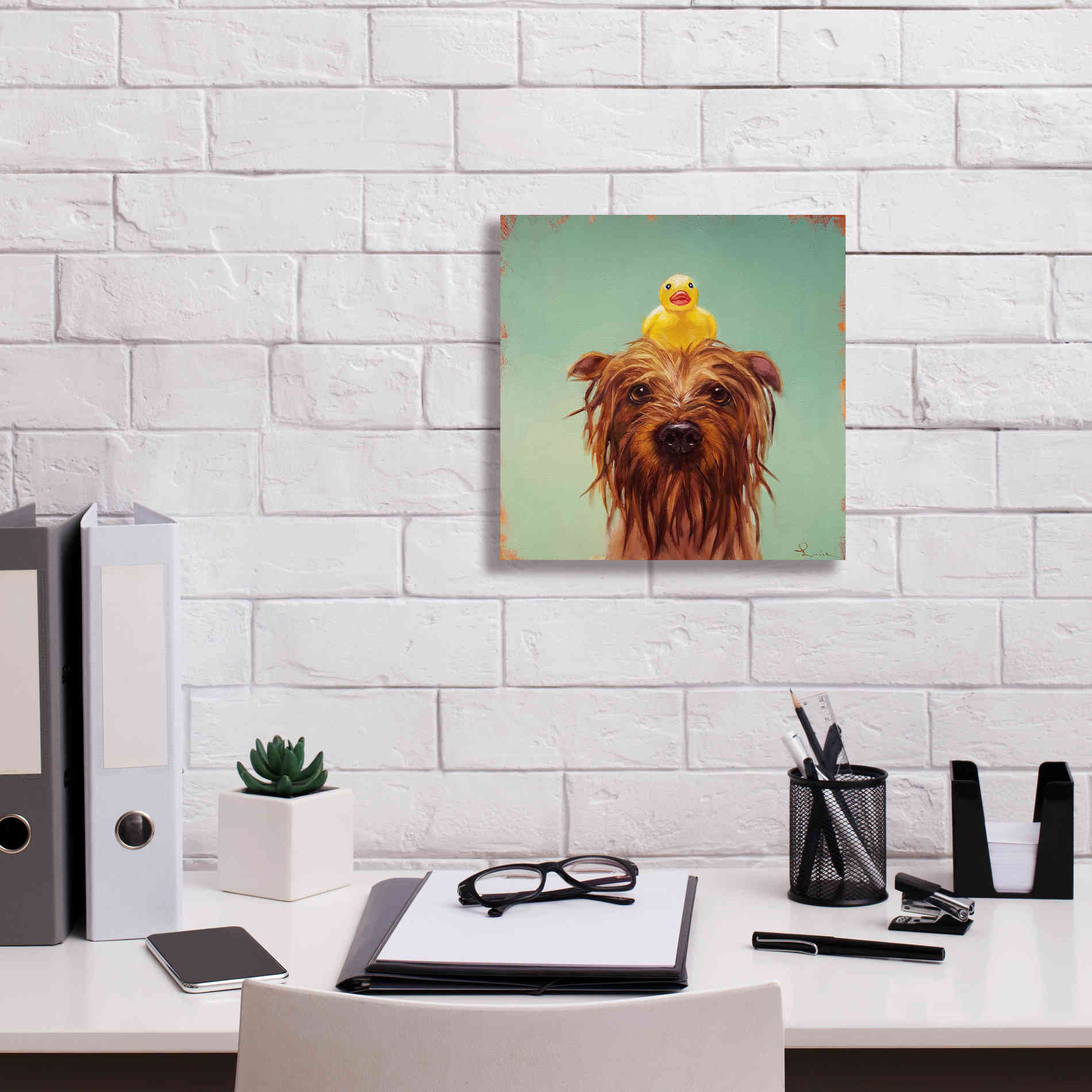 'Bath Time' by Lucia Heffernan, Canvas Wall Art,12x12