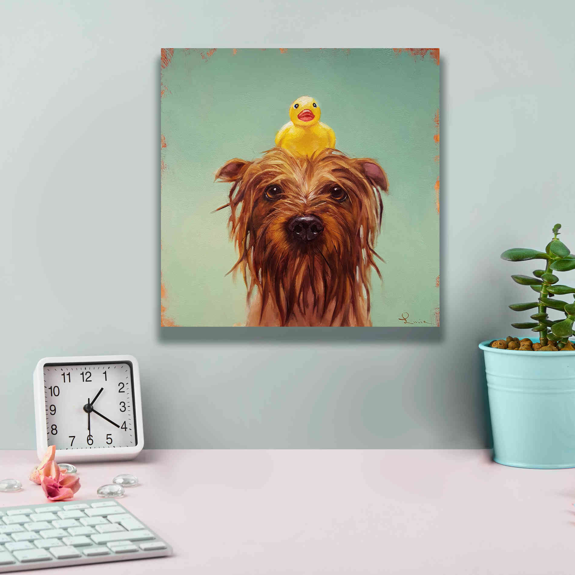 'Bath Time' by Lucia Heffernan, Canvas Wall Art,12x12
