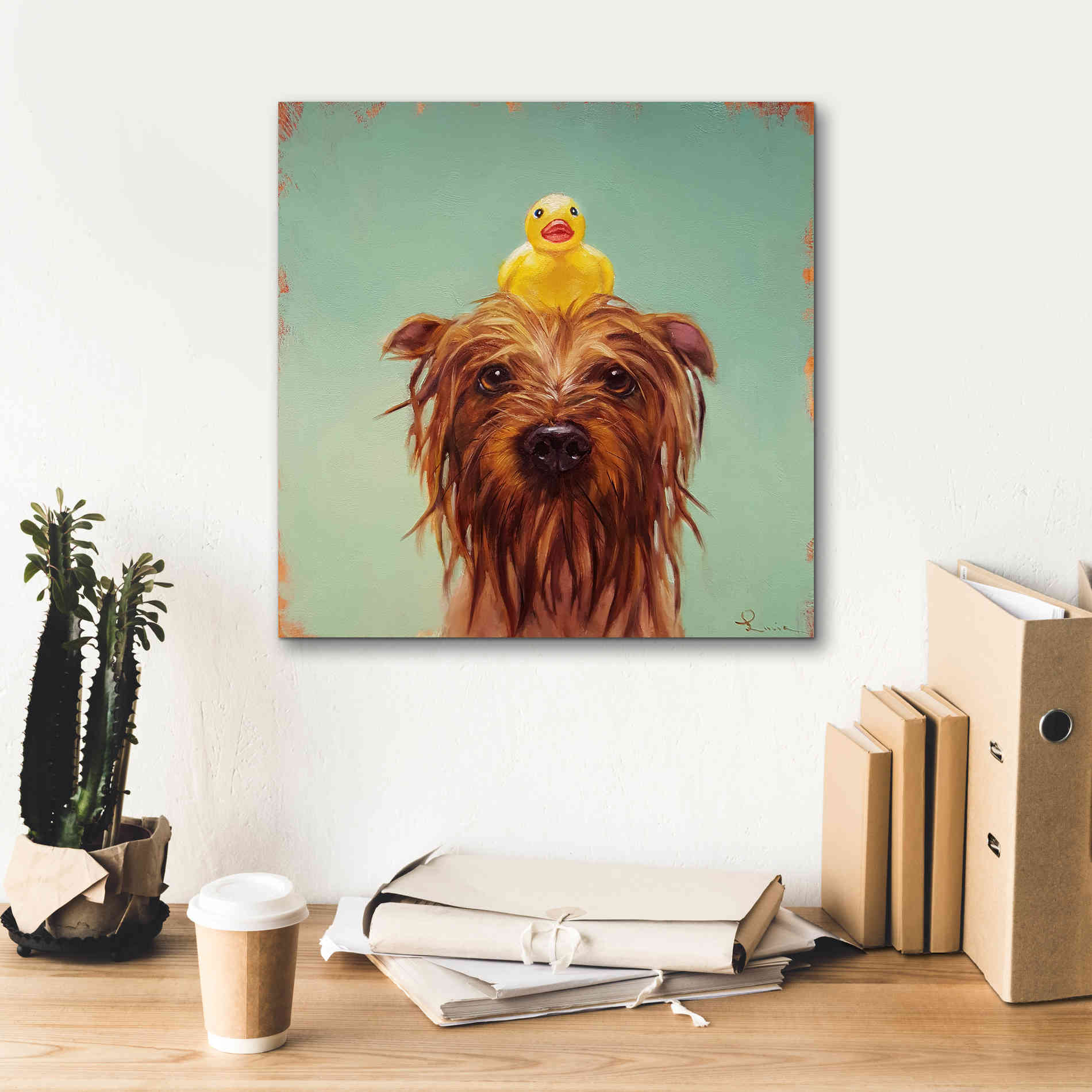 'Bath Time' by Lucia Heffernan, Canvas Wall Art,18x18