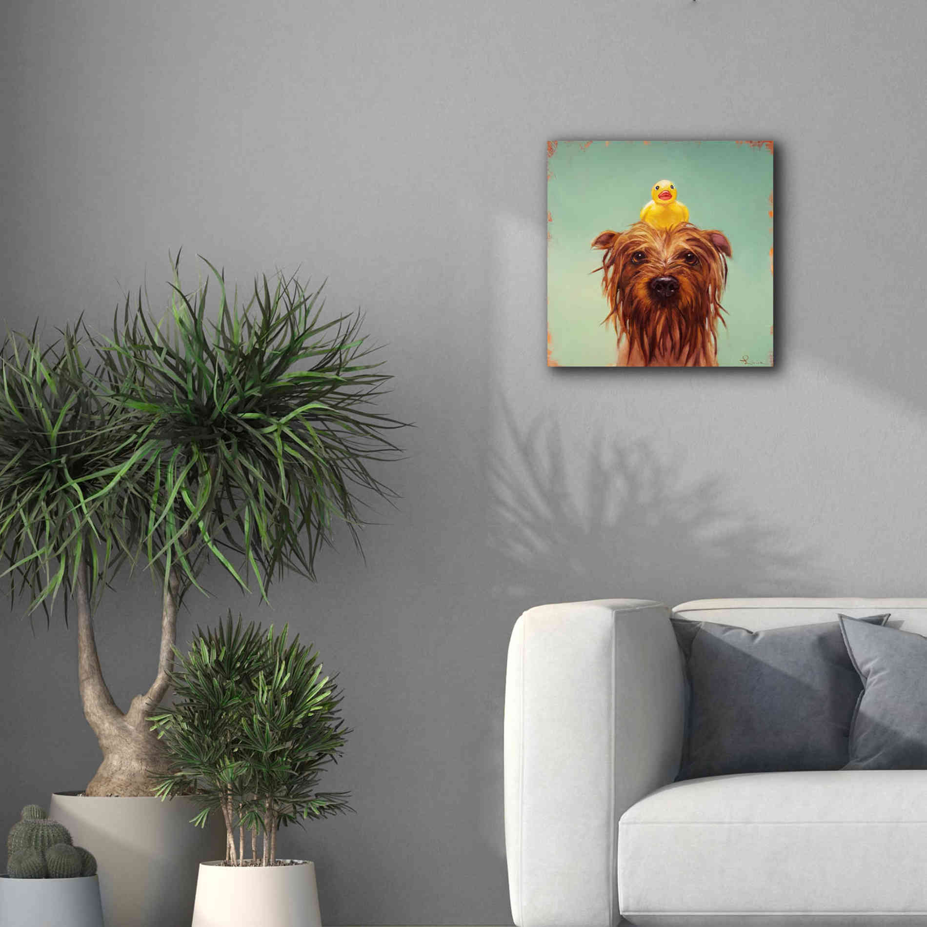 'Bath Time' by Lucia Heffernan, Canvas Wall Art,18x18