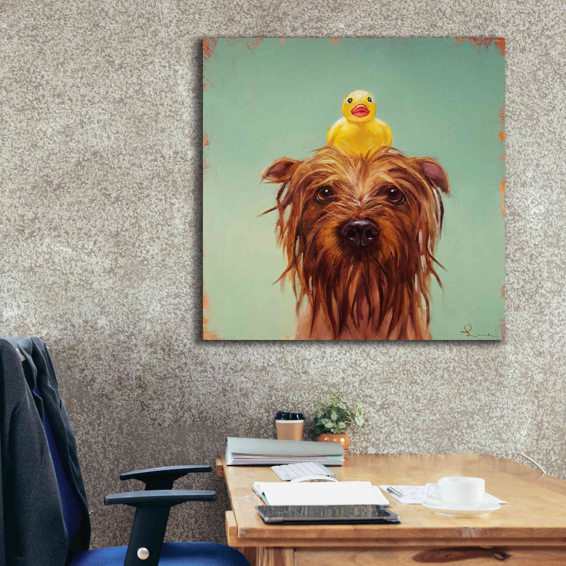 'Bath Time' by Lucia Heffernan, Canvas Wall Art,37x37
