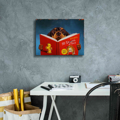 Image of '50 Scents of Grey' by Lucia Heffernan, Canvas Wall Art,16x12
