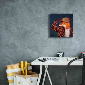 'Fox Hunt' by Lucia Heffernan, Canvas Wall Art,12x12