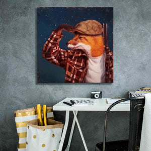 'Fox Hunt' by Lucia Heffernan, Canvas Wall Art,26x26