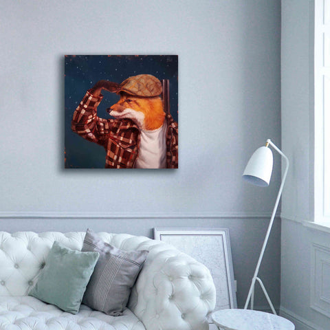 Image of 'Fox Hunt' by Lucia Heffernan, Canvas Wall Art,37x37