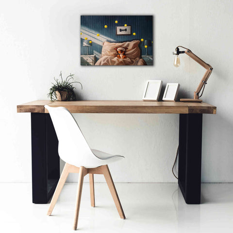 Image of 'Bentleyâ€™s Dream' by Lucia Heffernan, Canvas Wall Art,26x18