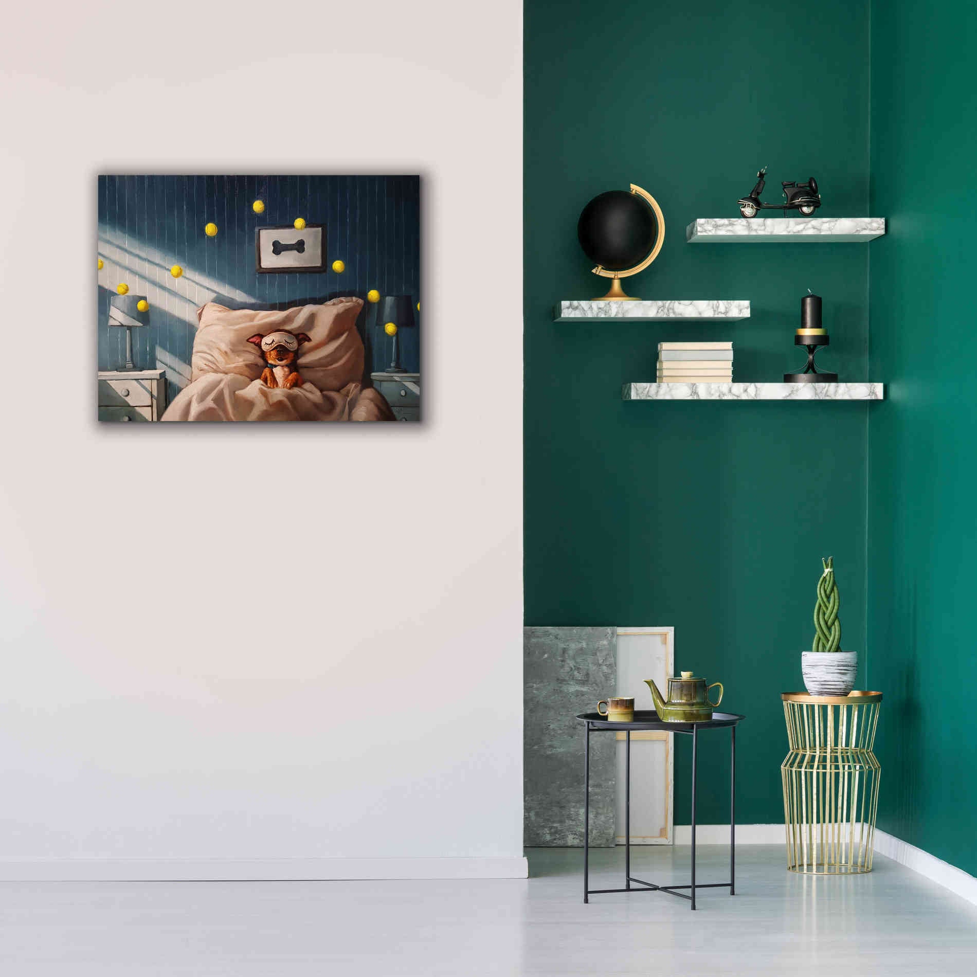 'Bentleyâ€™s Dream' by Lucia Heffernan, Canvas Wall Art,34x26