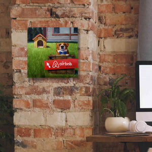 'K9 BNB' by Lucia Heffernan, Canvas Wall Art,12x12