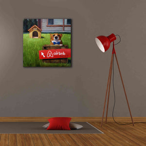 'K9 BNB' by Lucia Heffernan, Canvas Wall Art,26x26