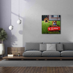 'K9 BNB' by Lucia Heffernan, Canvas Wall Art,37x37