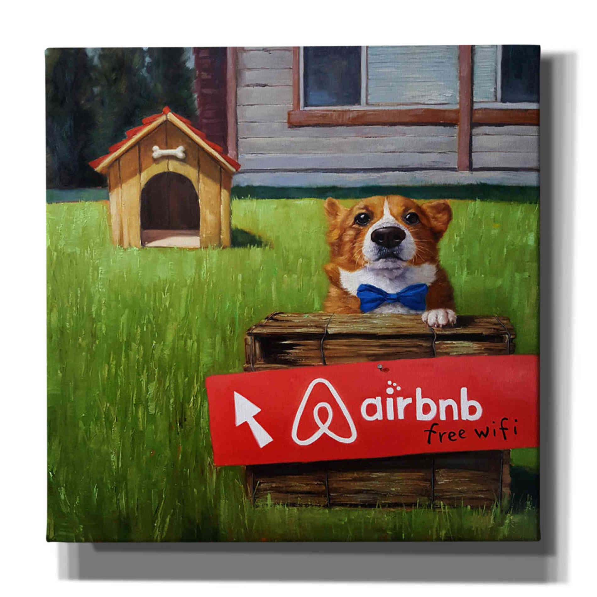 'K9 BNB' by Lucia Heffernan, Canvas Wall Art