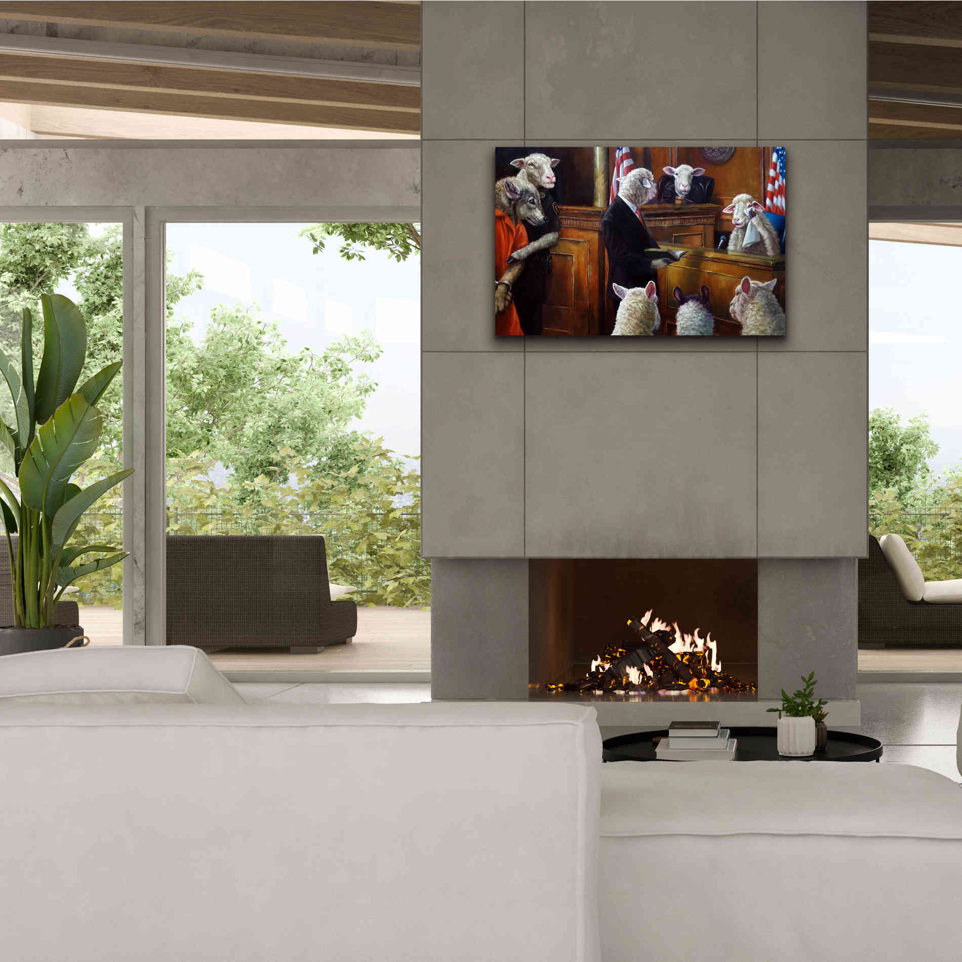 'Eyewitness' by Lucia Heffernan, Canvas Wall Art,40x26