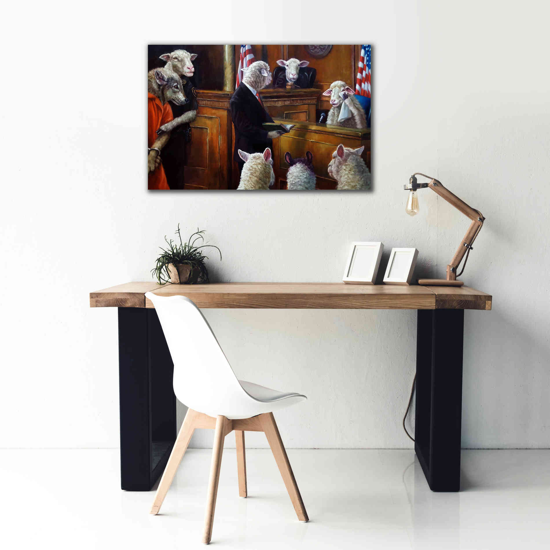 'Eyewitness' by Lucia Heffernan, Canvas Wall Art,40x26