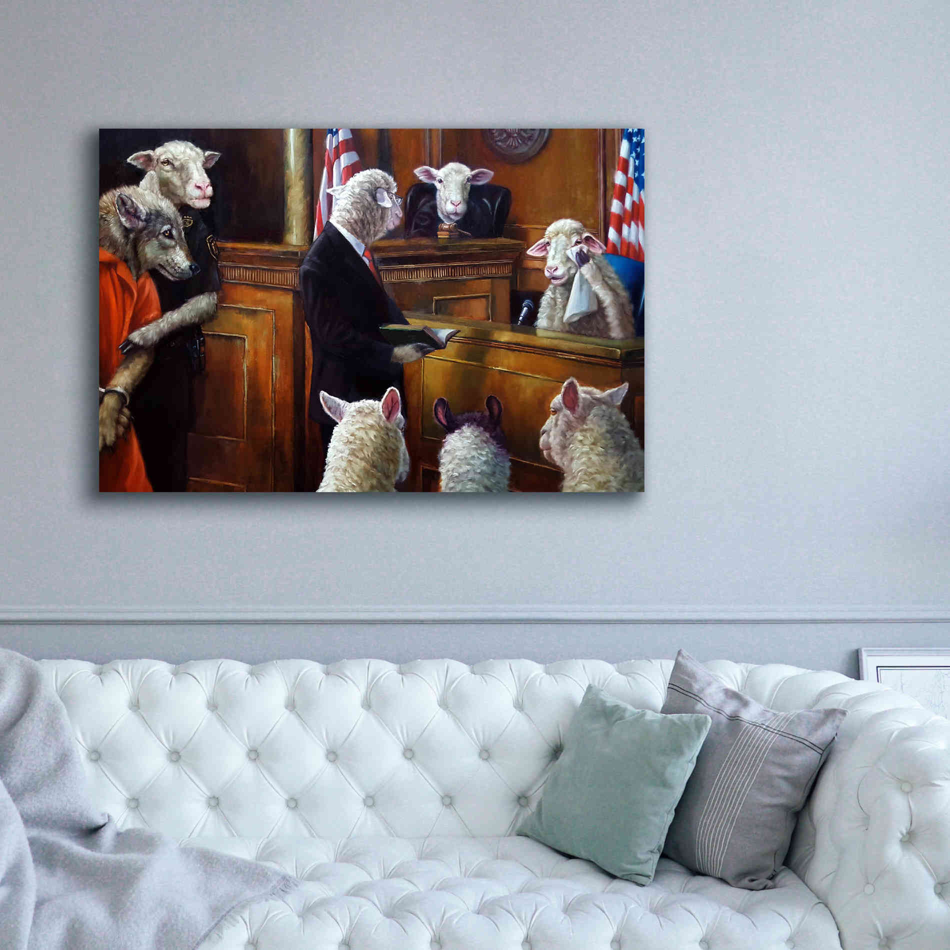 'Eyewitness' by Lucia Heffernan, Canvas Wall Art,60x40