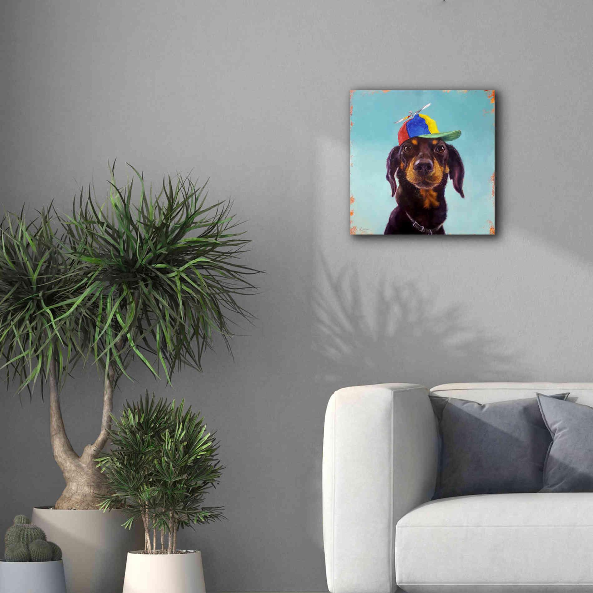 'Marcelo' by Lucia Heffernan, Canvas Wall Art,18x18
