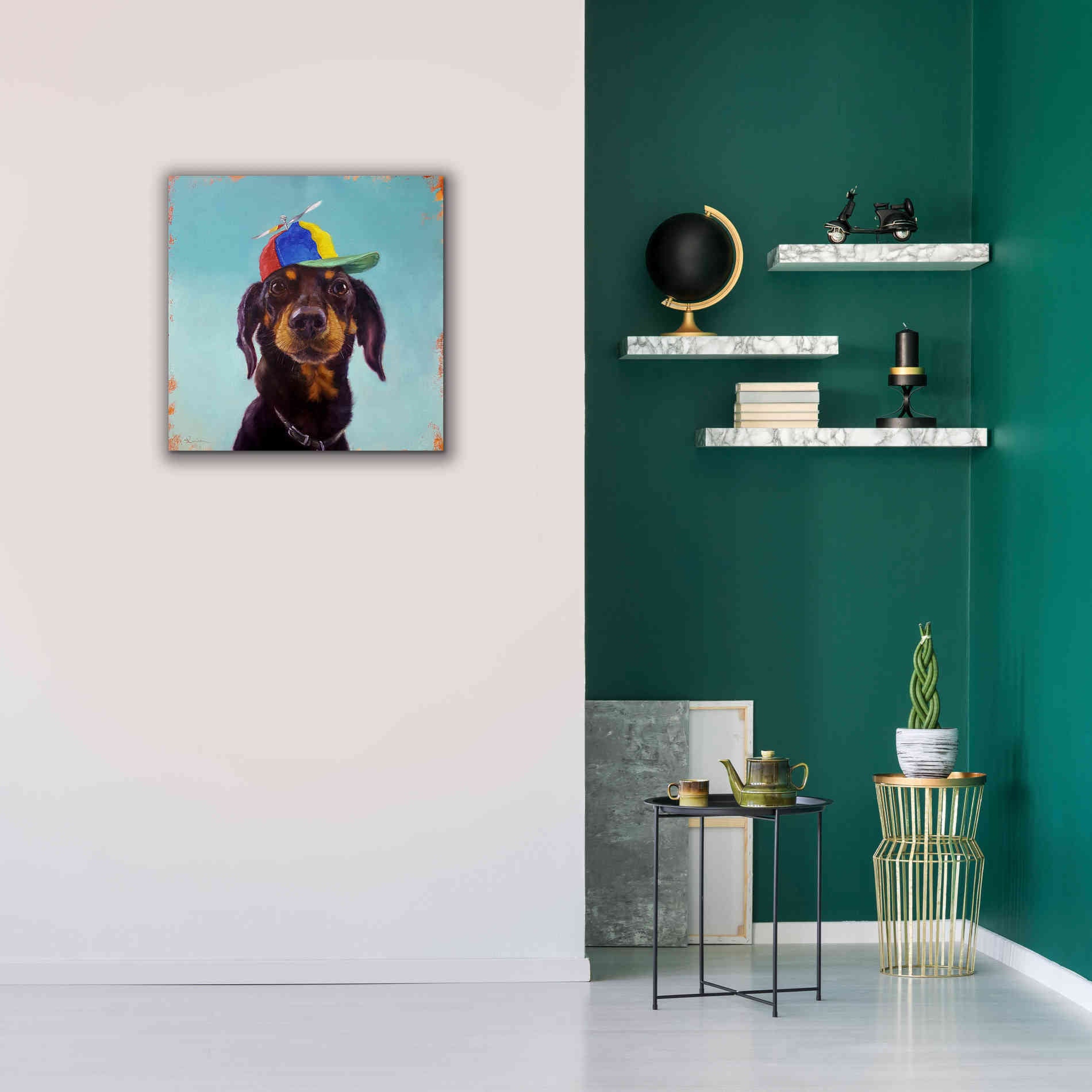 'Marcelo' by Lucia Heffernan, Canvas Wall Art,26x26