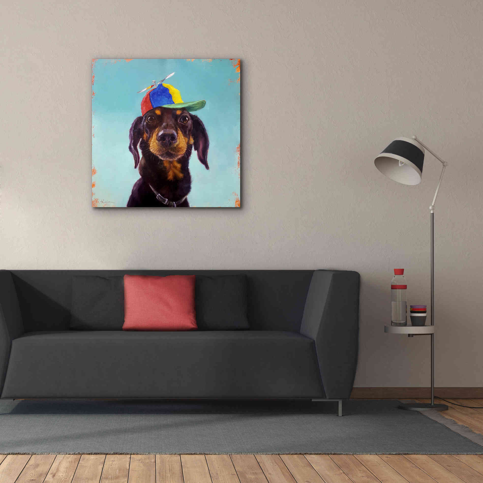 'Marcelo' by Lucia Heffernan, Canvas Wall Art,37x37