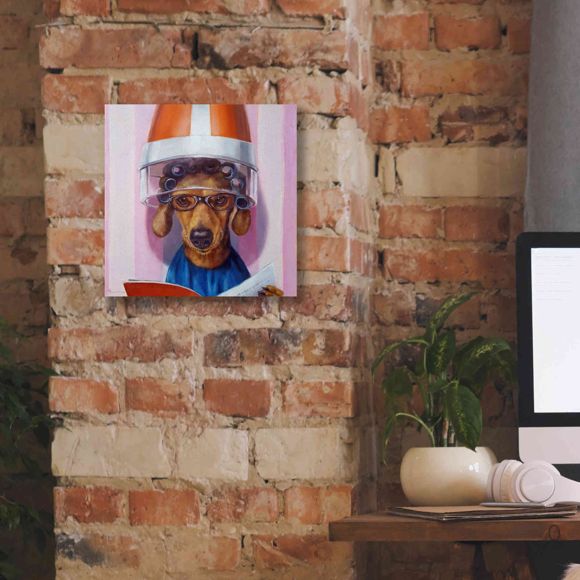 'Ms. Canela' by Lucia Heffernan, Canvas Wall Art,12x12