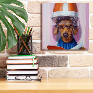 'Ms. Canela' by Lucia Heffernan, Canvas Wall Art,12x12