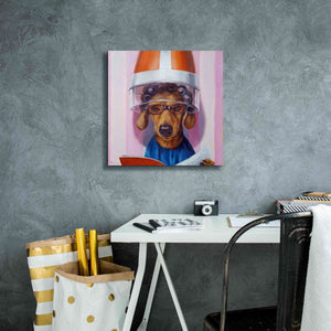 'Ms. Canela' by Lucia Heffernan, Canvas Wall Art,18x18