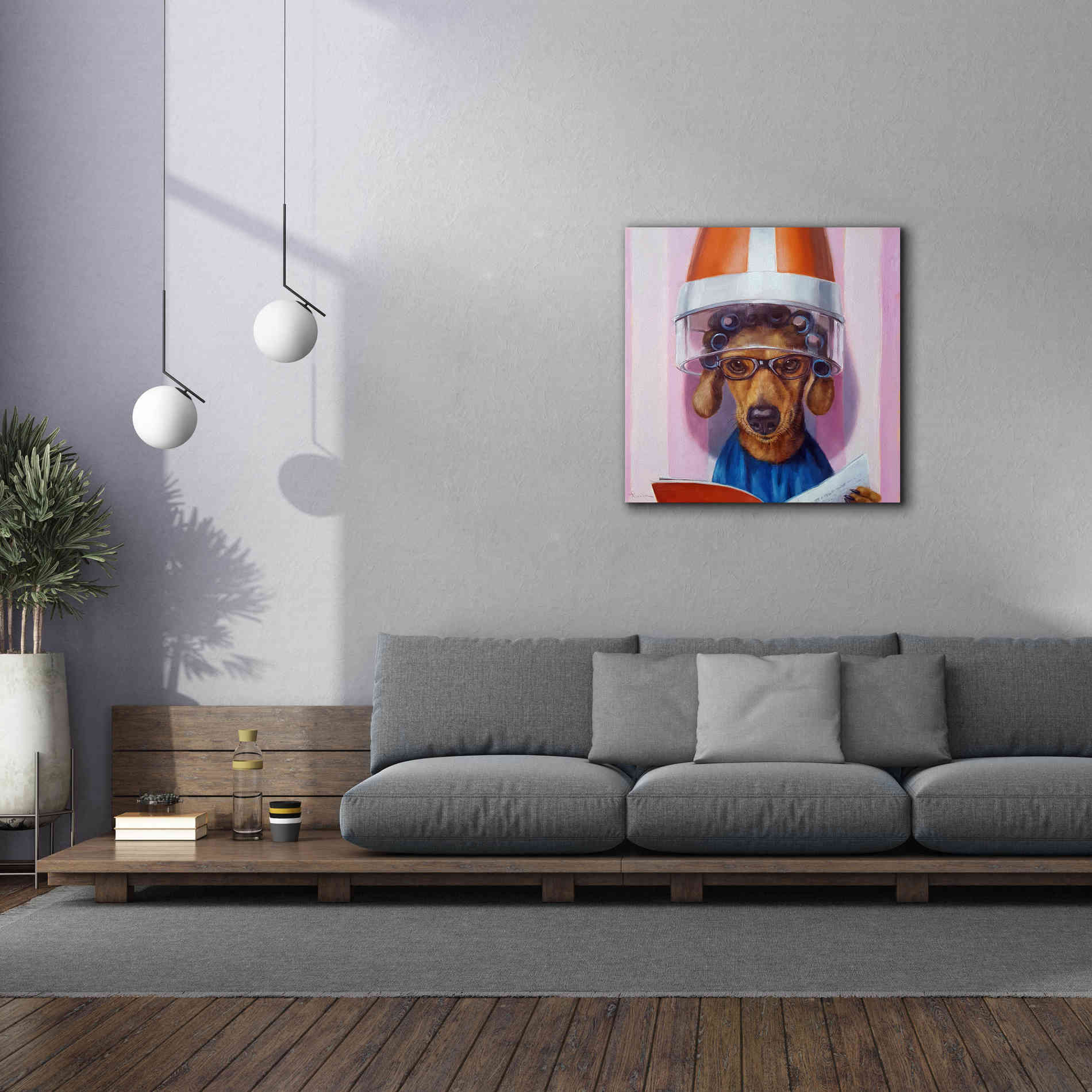 'Ms. Canela' by Lucia Heffernan, Canvas Wall Art,37x37
