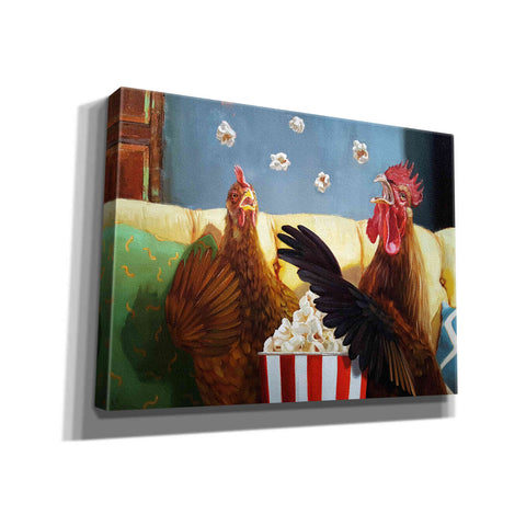 Image of 'Popcorn Chickens' by Lucia Heffernan, Canvas Wall Art