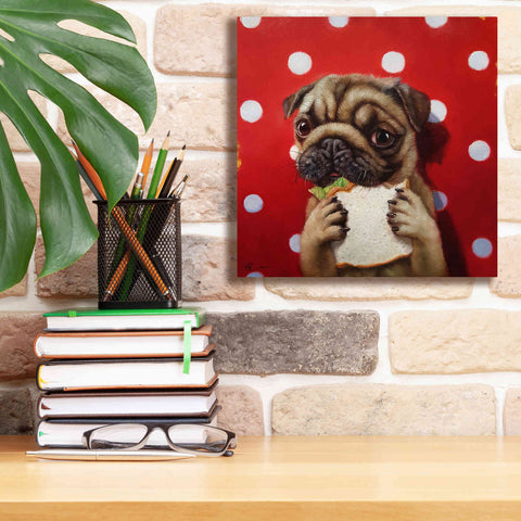 Image of 'Pugalicious' by Lucia Heffernan, Canvas Wall Art,12x12