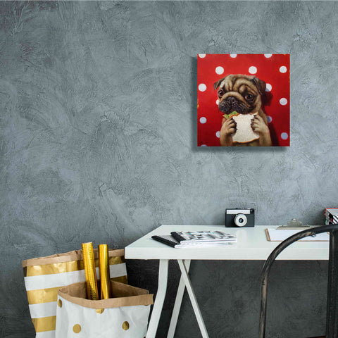 Image of 'Pugalicious' by Lucia Heffernan, Canvas Wall Art,12x12