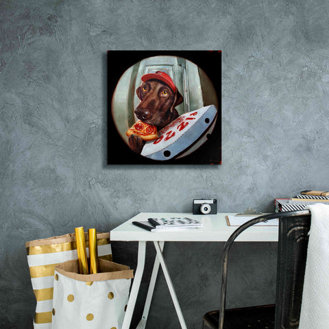 Image of 'Pupperoni' by Lucia Heffernan, Canvas Wall Art,18x18