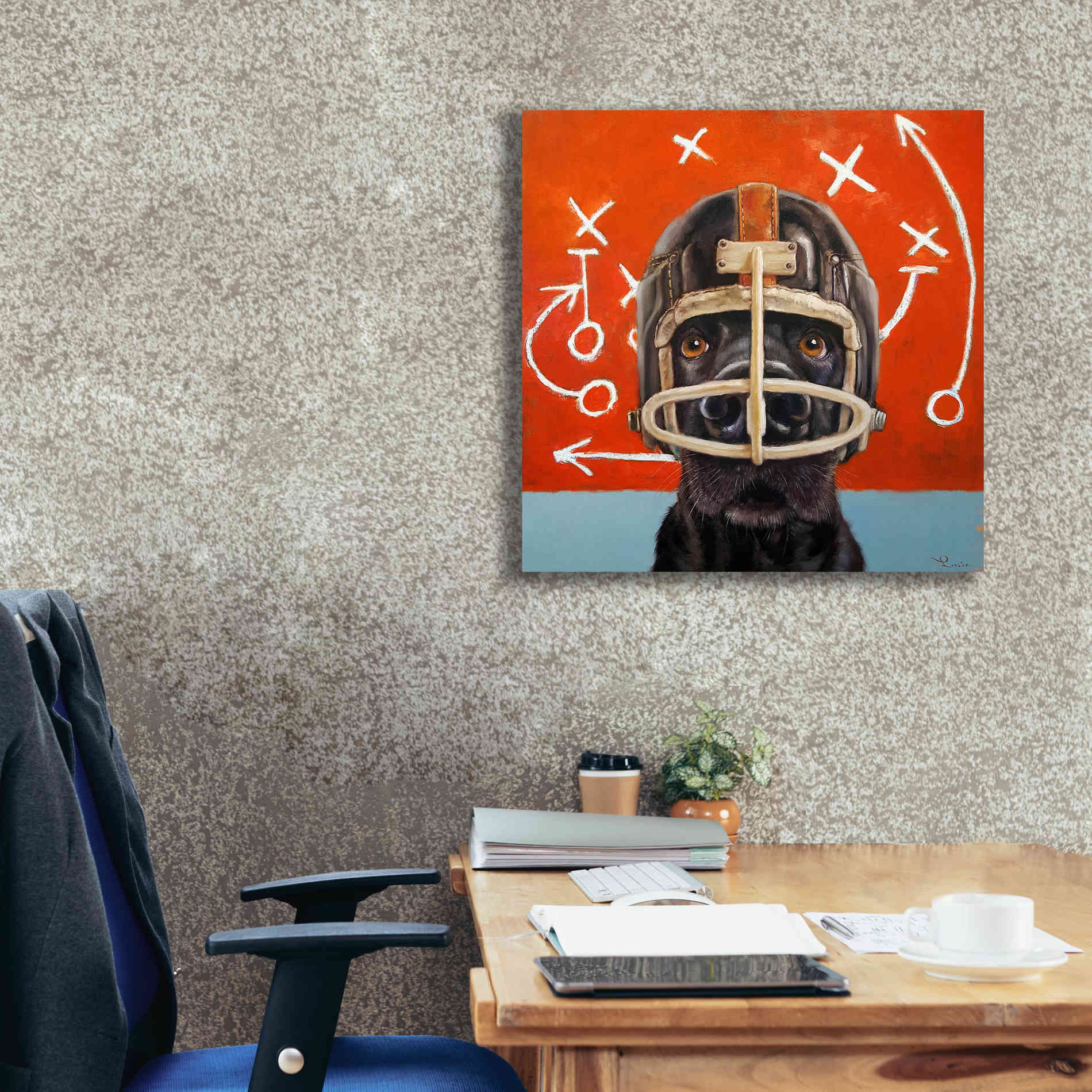 'Rookie' by Lucia Heffernan, Canvas Wall Art,26x26
