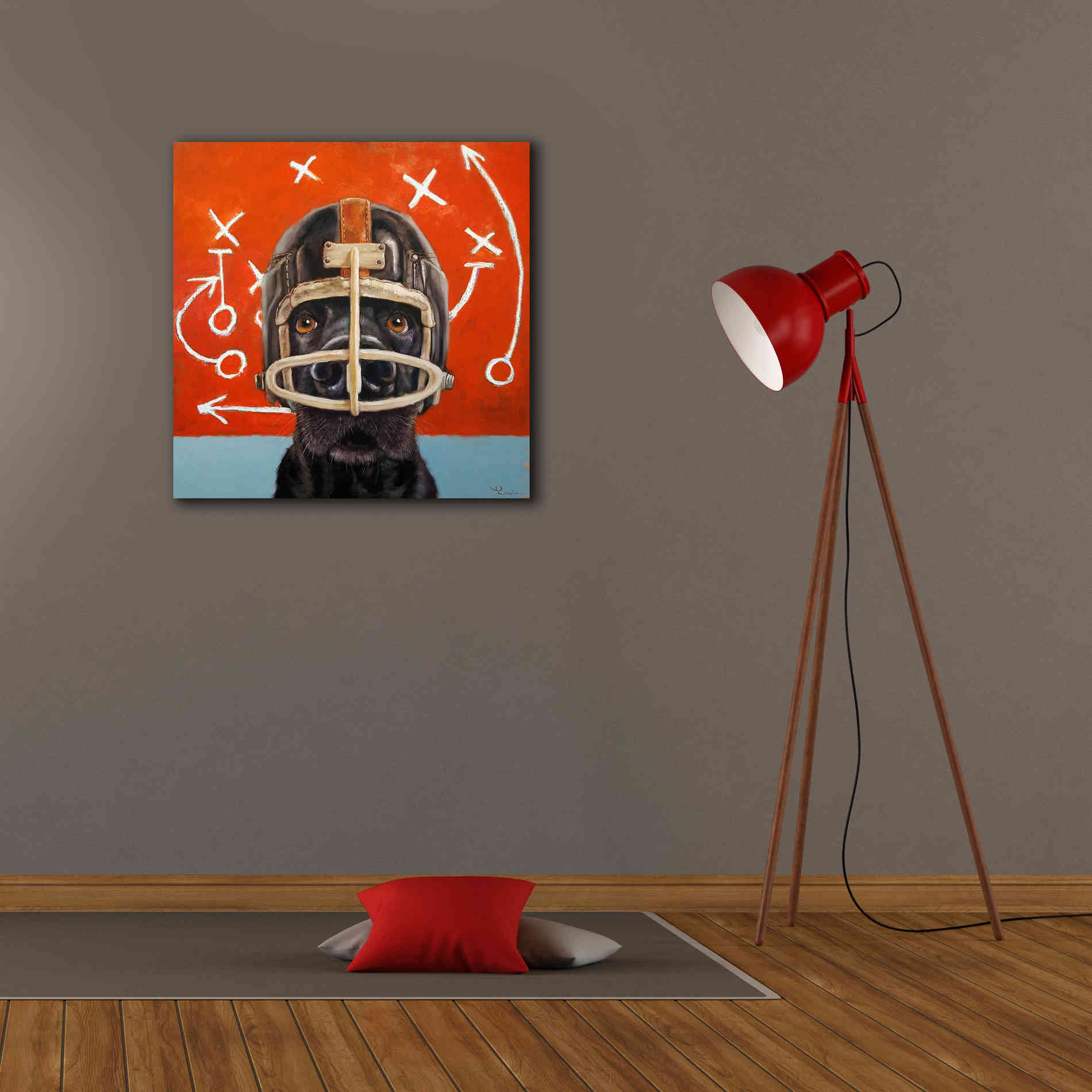 'Rookie' by Lucia Heffernan, Canvas Wall Art,26x26