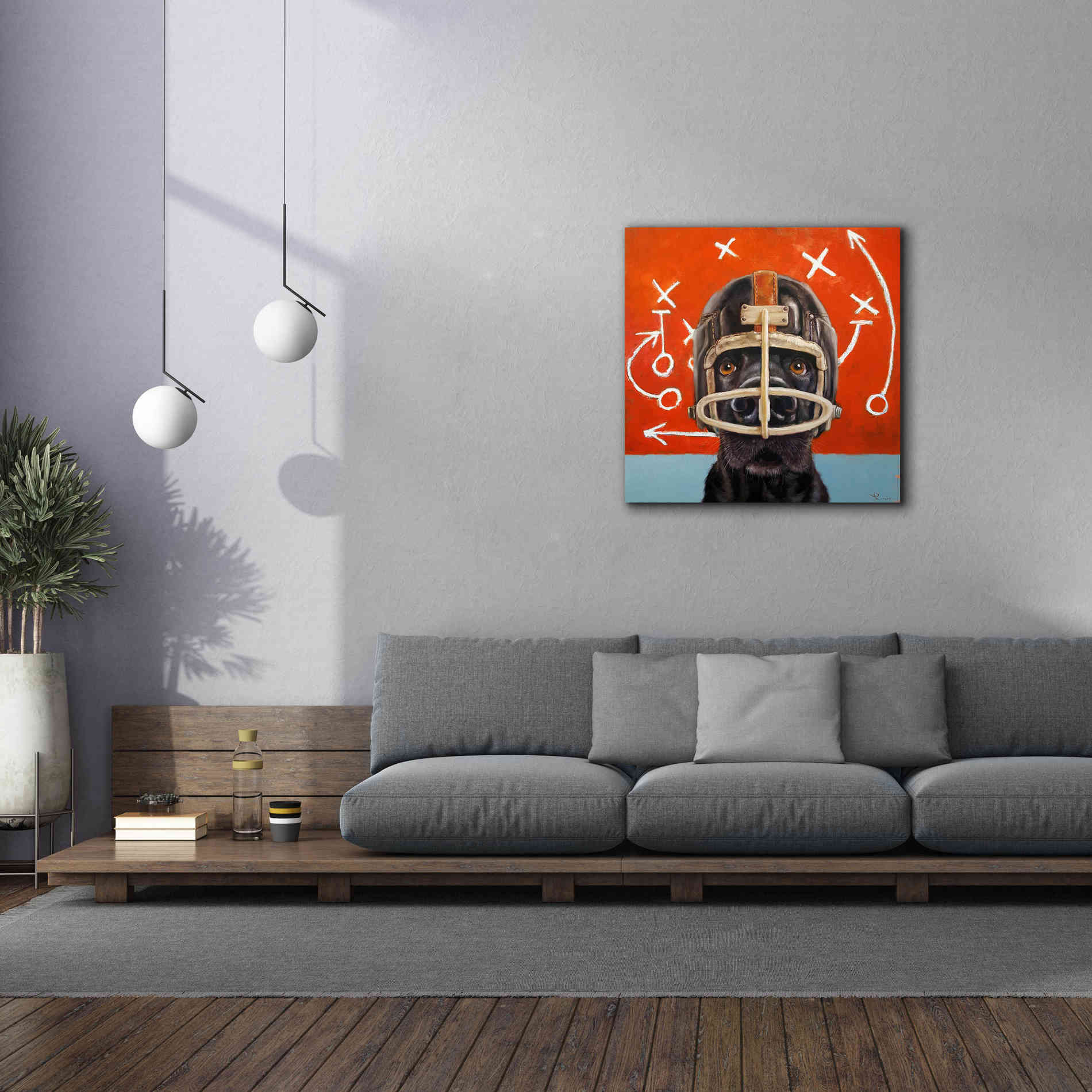 'Rookie' by Lucia Heffernan, Canvas Wall Art,37x37