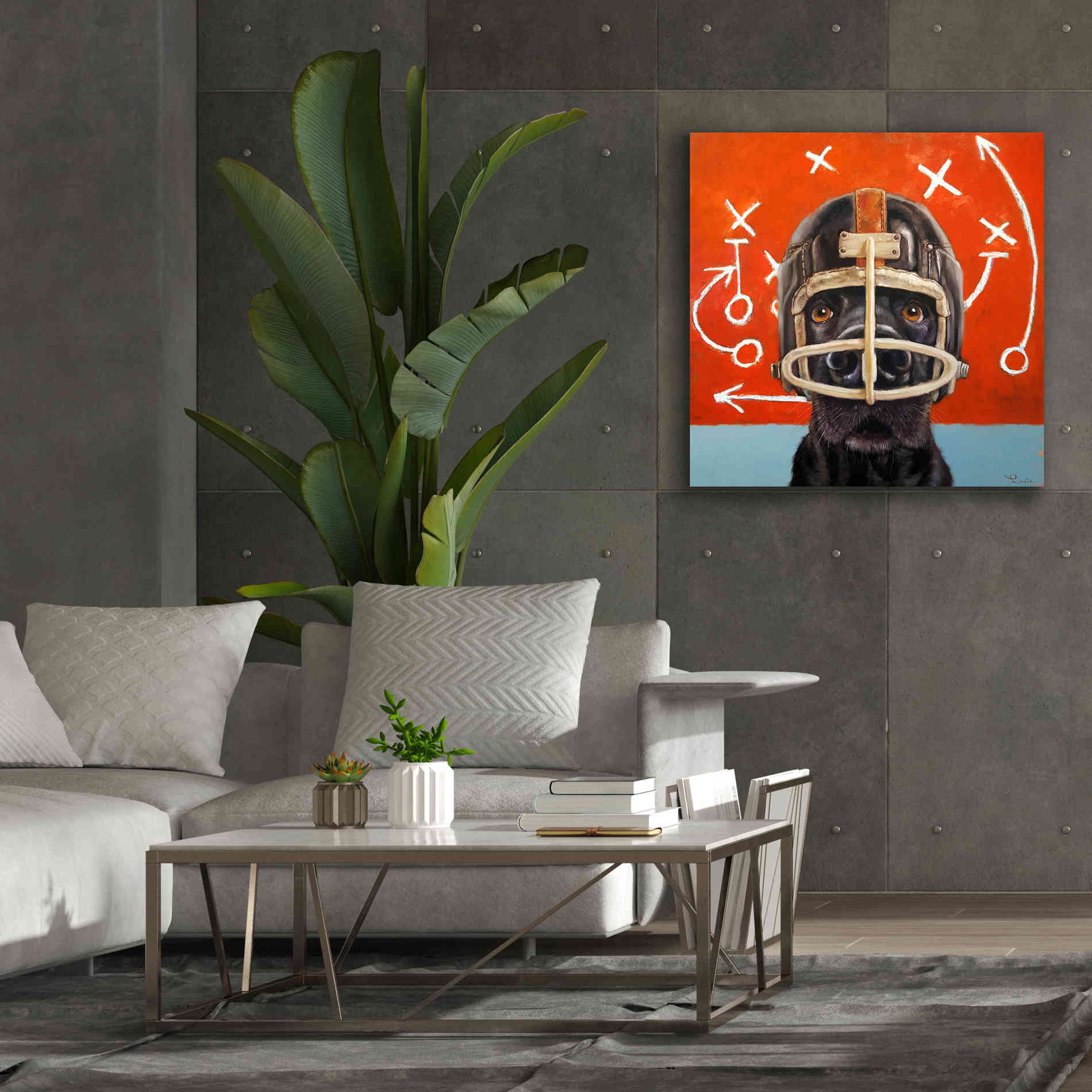'Rookie' by Lucia Heffernan, Canvas Wall Art,37x37