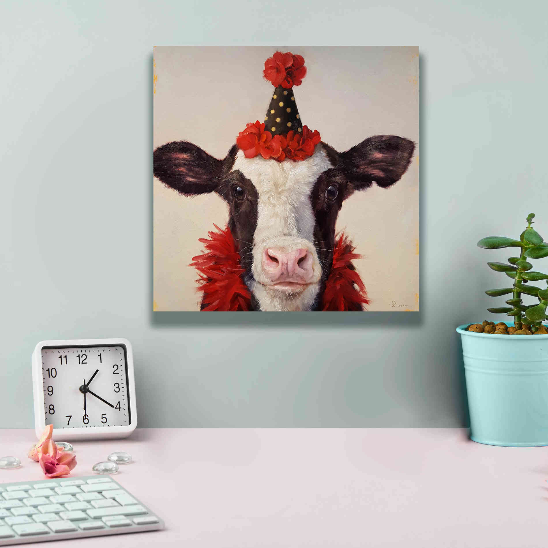 'Shindig' by Lucia Heffernan, Canvas Wall Art,12x12