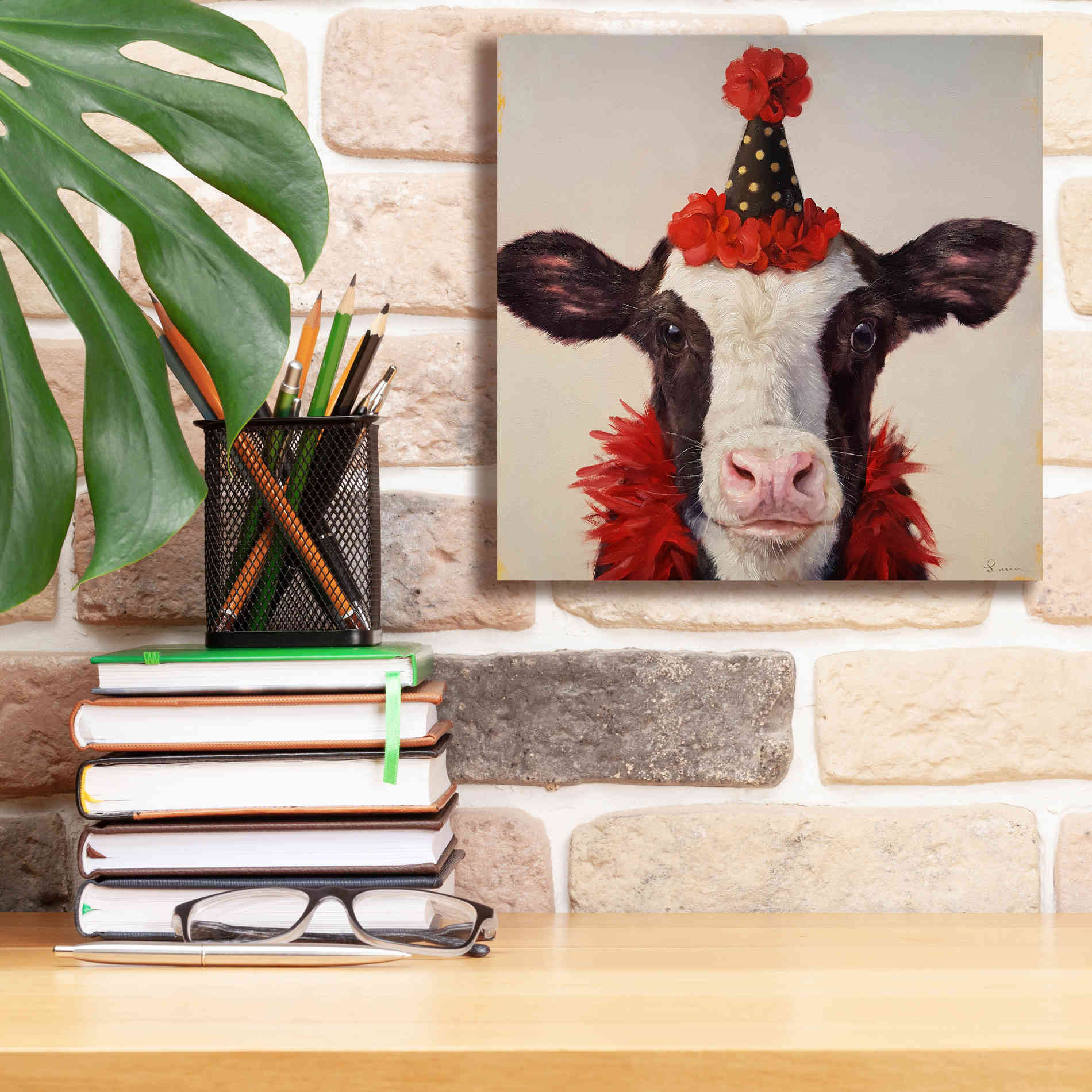 'Shindig' by Lucia Heffernan, Canvas Wall Art,12x12