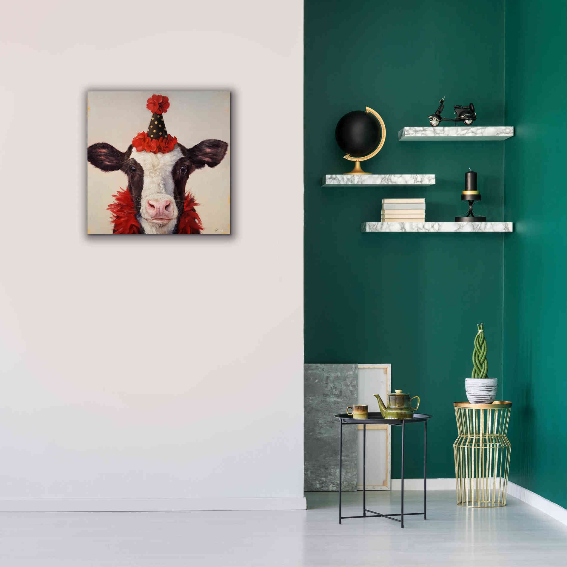 'Shindig' by Lucia Heffernan, Canvas Wall Art,26x26